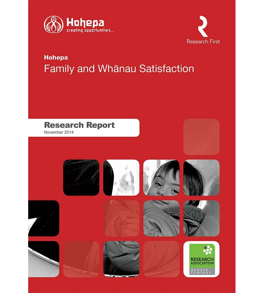 Hohepa Family and Whānau Satisfaction Research - Report November 2014